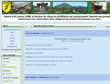 Tablet Screenshot of clubvosgien-lmu.fr